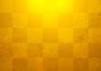 金箔の市松模様