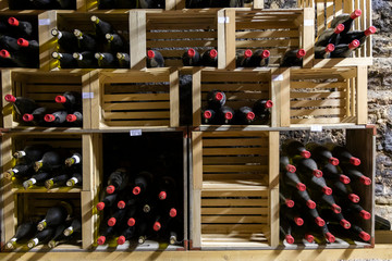 wine cellar in Thallern winer, Gumpoldskirchen near Vienna, Lower Austria, Austria