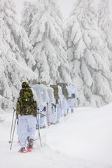 Winter training of the Czech Special force