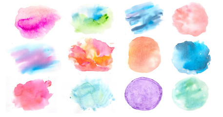 Colorful watercolor texture background