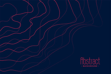dark blue background with abstract pink lines