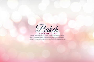 beautiful soft bokeh lights background effect design