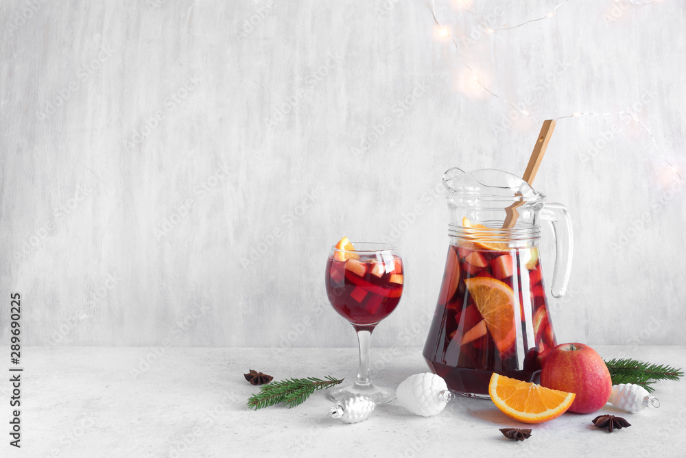 Sticker Christmas Sangria