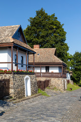 Historical village center of Holloko, region Northern Hungary