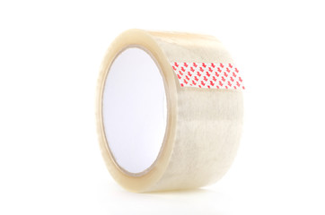 Roll of scotch tape Isolated on white background.