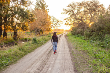 Walking the road