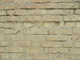 Old brick wall. Background for interior design.