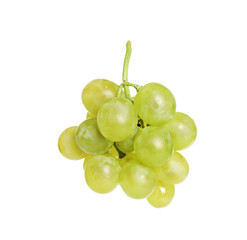 Bunch of fresh ripe juicy grapes isolated on white