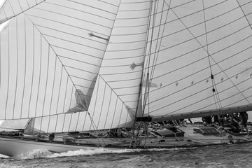 Classic sailboat