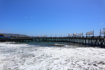 Fototapeta premium view Redondo Beach Pier - REDONDO BEACH, Los Angeles, California