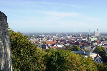 a old castle in Bielefeld on the top,city, panorama, town, view, landscape, europe, architecture,...