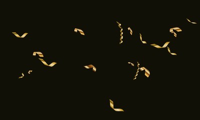 Confetti during holiday celebration