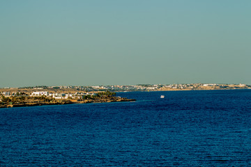 View of Dead Sea coastline