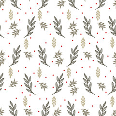 seamless vector leaf design