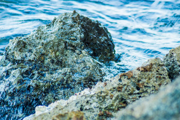 Rocky mountain scenery, Dolomites, Italy