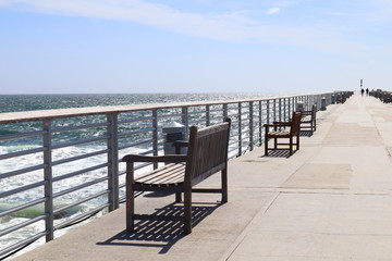 view of HERMOSA BEACH (California) from Hermosa Beach Pier