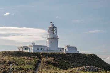 Fototapeta na wymiar Strumble head Lighthouse Pembrokeshire