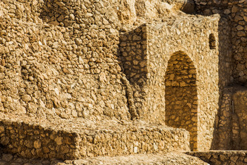 Rocky mountain scenery, Dolomites, Italy
