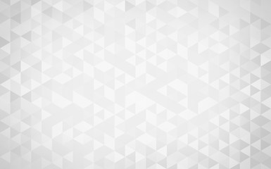 Triangle shapes gray mosaic background. Modern decorative pattern. Minimal subtle abstract graphic.
