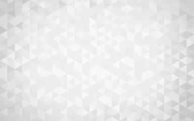 Triangle shapes gray mosaic background. Modern decorative pattern. Minimal subtle abstract graphic.