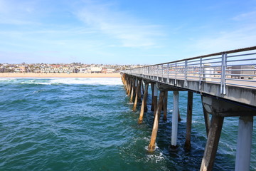 view of HERMOSA BEACH (California) from Hermosa Beach Pier