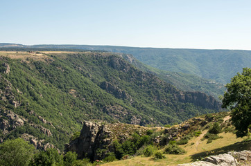 Fototapeta na wymiar Gorges du Chassezac dans les Cévennes
