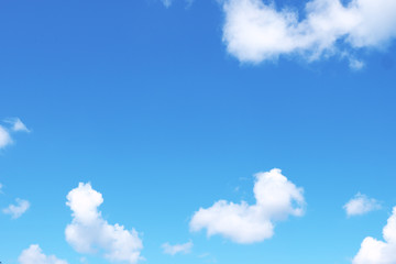 Blue sky with clouds