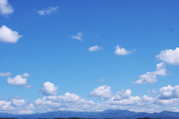 Blue sky with clouds