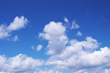 Blue sky with clouds