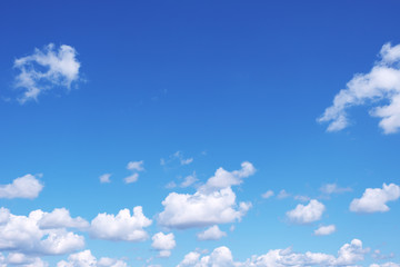 Blue sky with clouds