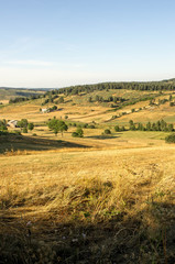 Fototapeta na wymiar paysage de Lozère
