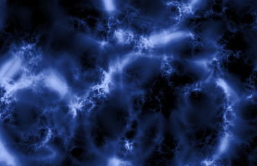 blue smoky space clouds