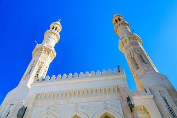 Central mosque in El Dahar district of the Hurghada city, Egypt