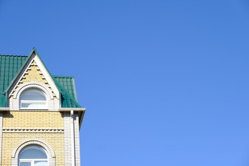 Details and elements of the facade of buildings