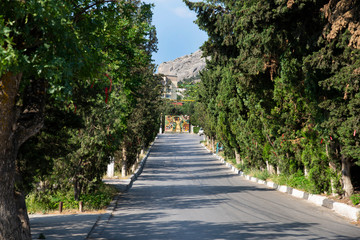 Fototapeta na wymiar Novy svet village, Crimea