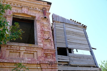 Details and elements of the facade of buildings