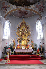 Maria Vesperbild Church in Ziemetshausen, Germany 