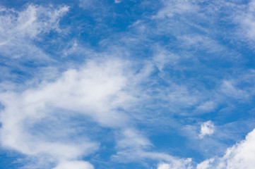 Blue sky and clouds bakcground