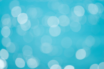 Blur and bokeh sun light reflect on sea surface