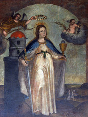 Naklejka premium Saint Barbara