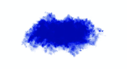 Blue watercolor background for your design, watercolor background concept, vector.