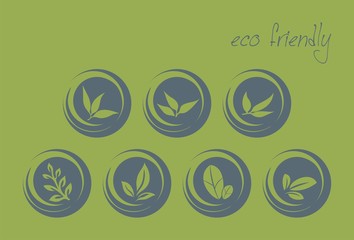leaves, plant, icons , nature, Eco friendly business logo