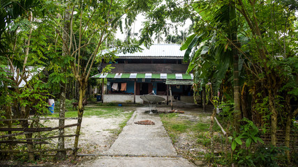 house in a village