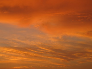 Obraz premium orange sky