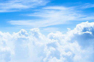 blue sky and clouds background