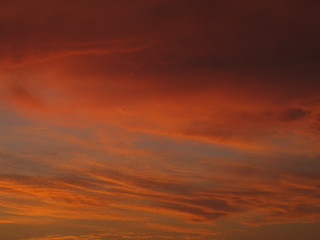orange sky