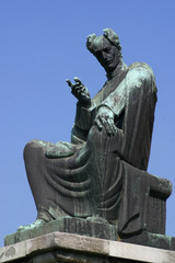 Statue of Bishop Josip Juraj Strossmayer in Zagreb, Croatia