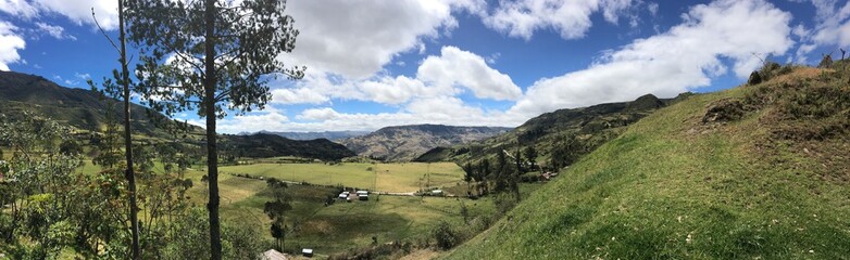 panorama of the mountains