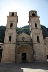 Fototapeta na wymiar Cathedral of St Tryphon, Kotor, Montenegro
