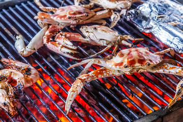 Crab Barbecue grill